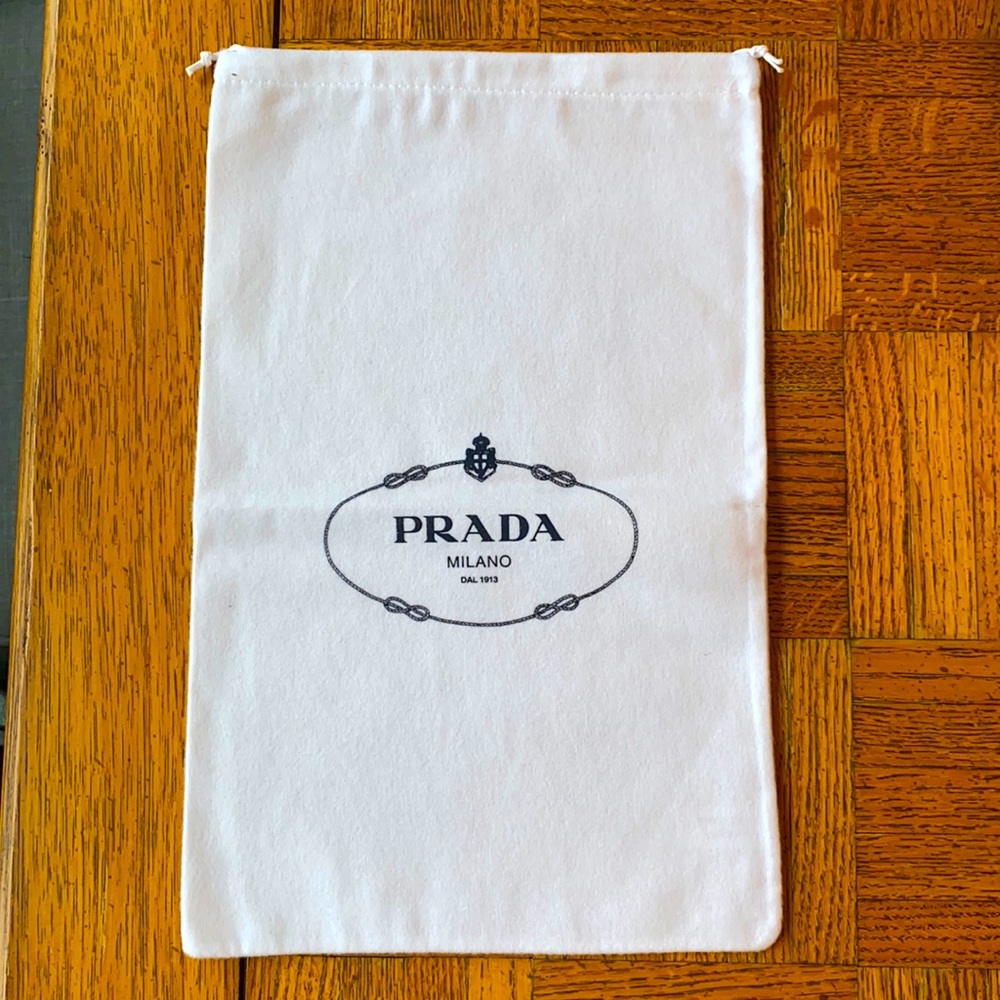Prada Shoe Duster Bag New Never Used 🌿